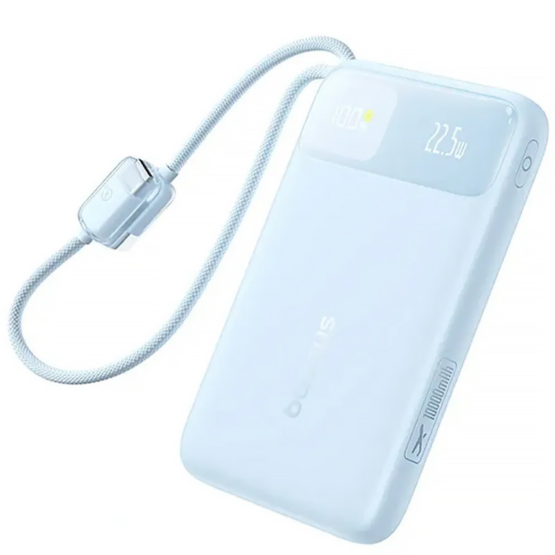 Power Bank Baseus 10000 mAh EnerFill FC11 PD22.5W with cable  (E0027R) (Galaxy Blue)