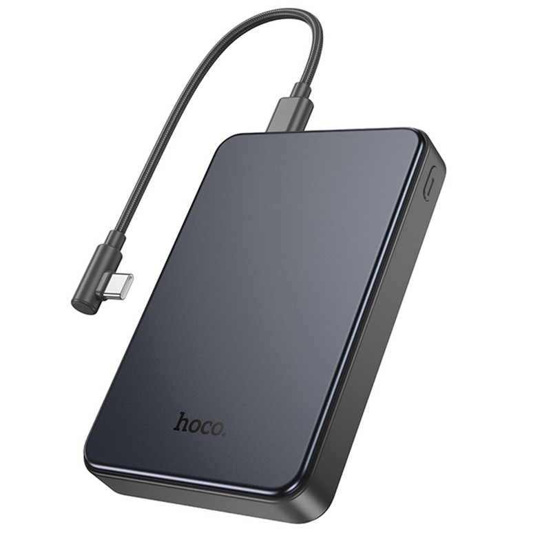 Купить Power Bank Hoco 10000 mAh J170 Starlight 22.5W+PD20W with cable (Metal gray) на vchehle.ua