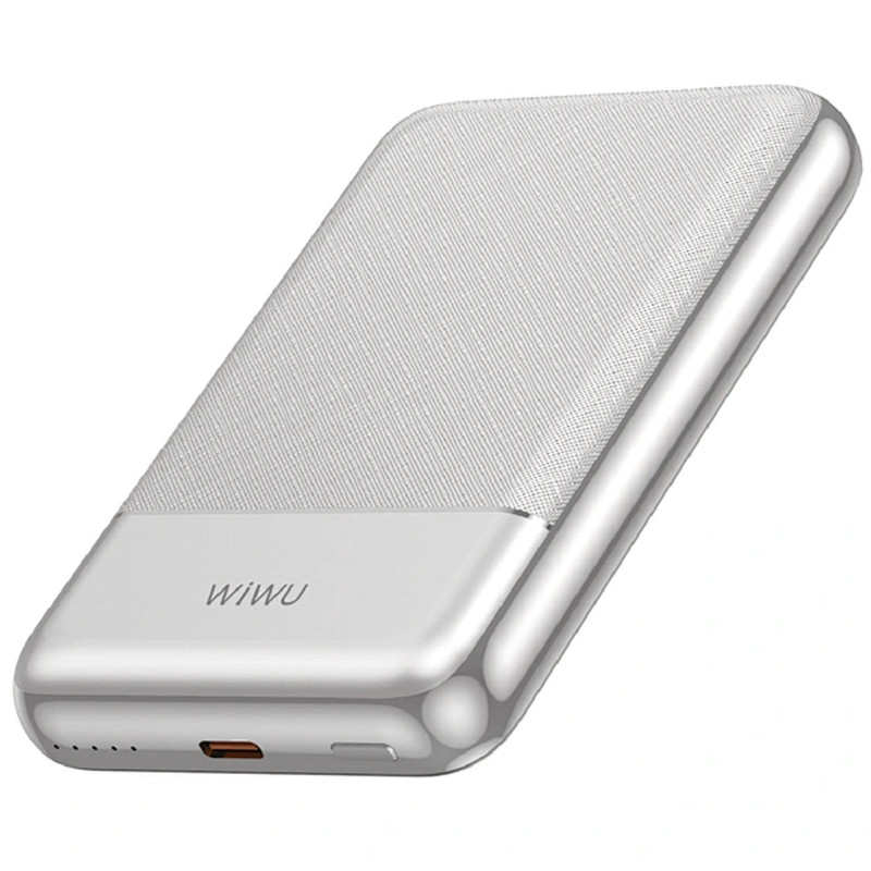Фото Power Bank WIWU 10000 mAh P089 Seraph PD20W с БЗУ (Silver) на vchehle.ua