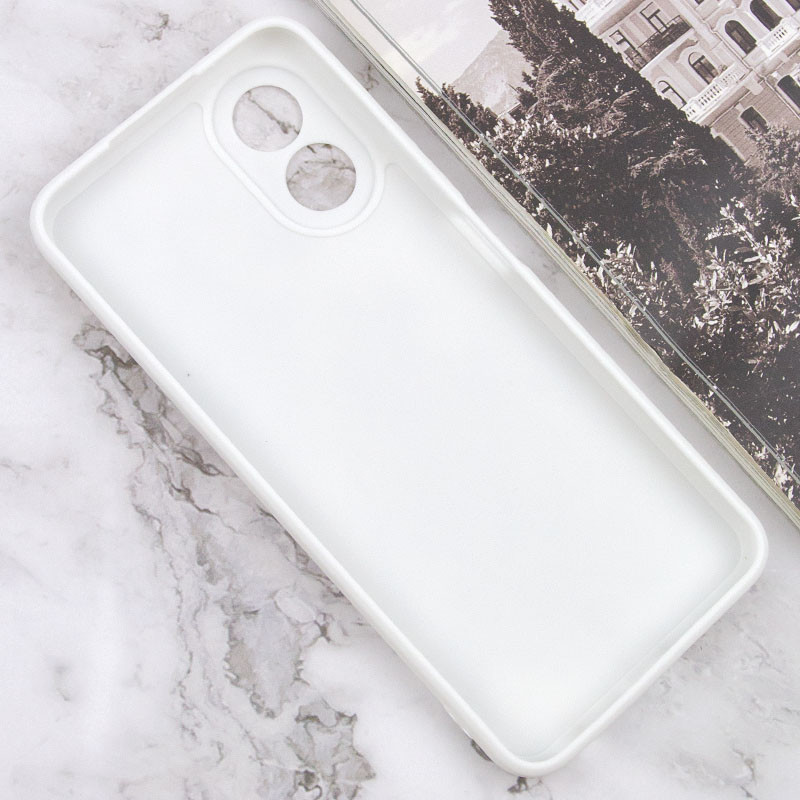 Фото Силиконовый чехол Candy Full Camera для Oppo A38 / A18 (Белый / White) в магазине vchehle.ua