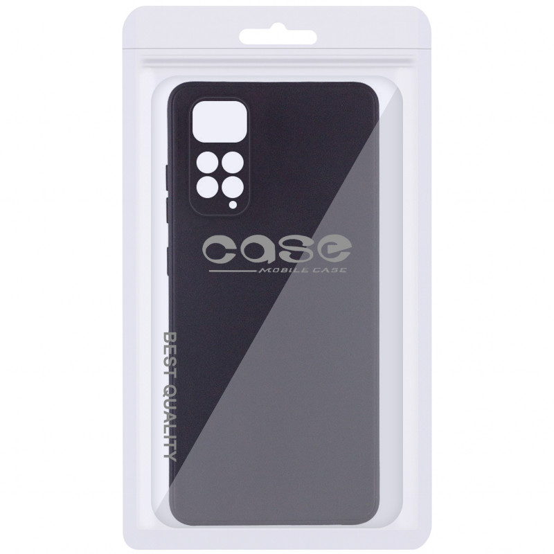 Силіконовий чохол Candy Full Camera на Xiaomi Redmi Note 11 (Global) / Note 11S (Чорний / Black) в магазині vchehle.ua