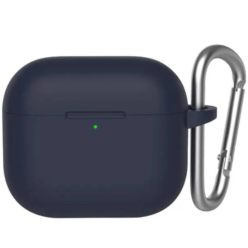 Силиконовый футляр BlueO Liquid silicone для наушников Airpods 4 (Deep Blue)