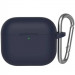 Силиконовый футляр BlueO Liquid silicone для наушников Airpods 4 (Deep Blue)