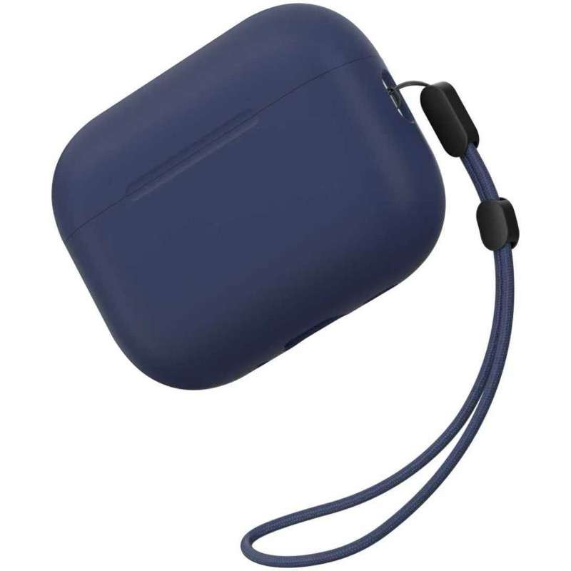 Силиконовый футляр BlueO Liquid silicone для наушников Airpods Pro 3 (Navy Blue)