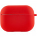 Фото Силіконовий футляр з мікрофіброю для навушників Airpods Pro (Червоний / Red) на vchehle.ua