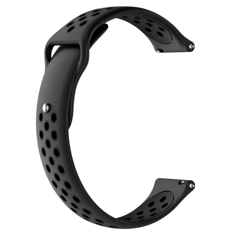 Силиконовый ремешок Active Air для Smart Watch 20mm (Carbon Black / Black)
