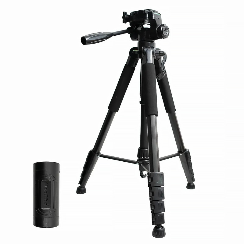 Фото Штатив NeePho NP-910A для зйомки 57-210см з розбірним тримачем у чохлі (Black) на vchehle.ua