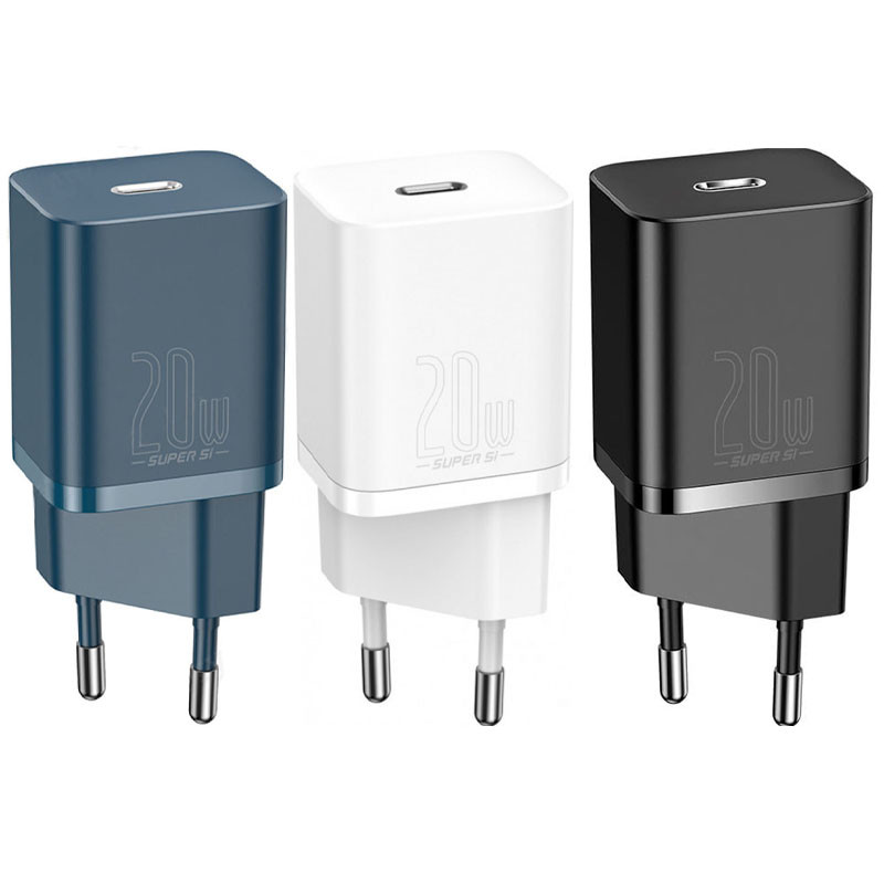 МЗП Baseus Super Si Quick Charger PD20W (1USB-C) (CCSUP-B)