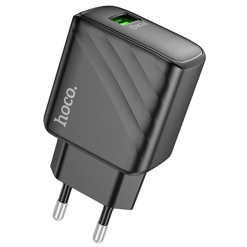 МЗП Hoco CS21A Rich QC3.0 18W (1USB-A) (Black)