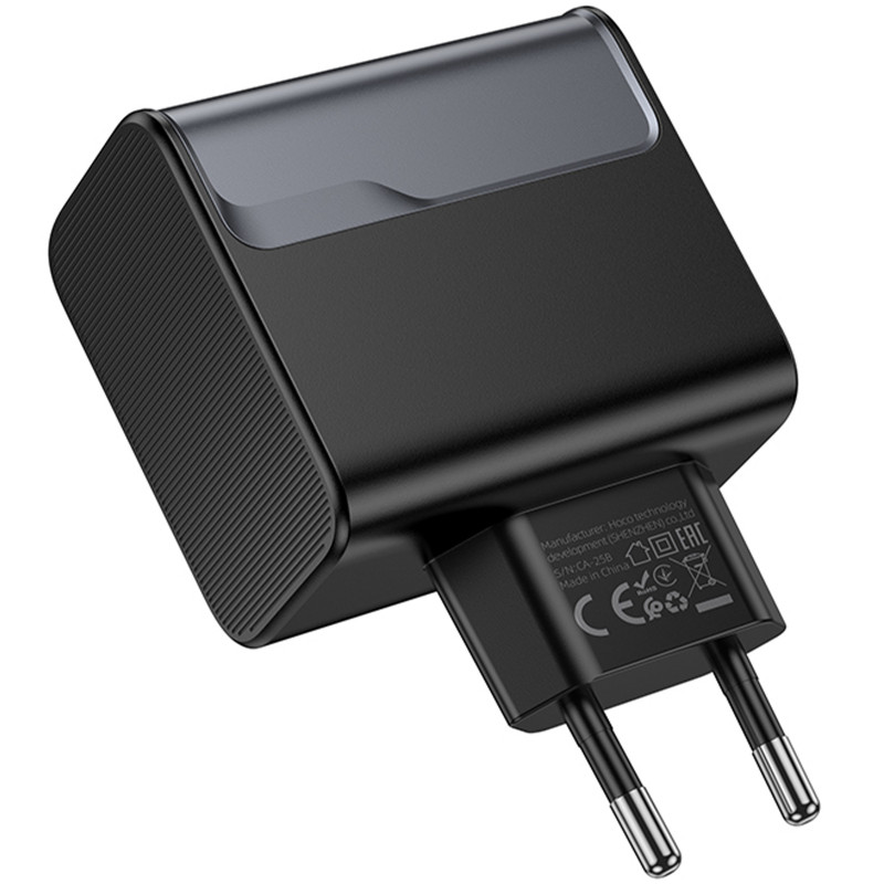 Фото СЗУ Hoco CS75A Star Speed PD70W+QC3.0 (1USB-A/2C) (Midnight black) в магазине vchehle.ua