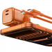 Фото СЗУ WIWU G025 Cube PD45W (2USB-C) + кабель Type-C to Type-C (Orange) в магазине vchehle.ua