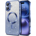 TPU чехол Delight case with Magnetic Safe с защитными линзами на камеру для Apple iPhone 17 (6.3") (Синий / Deep navy)
