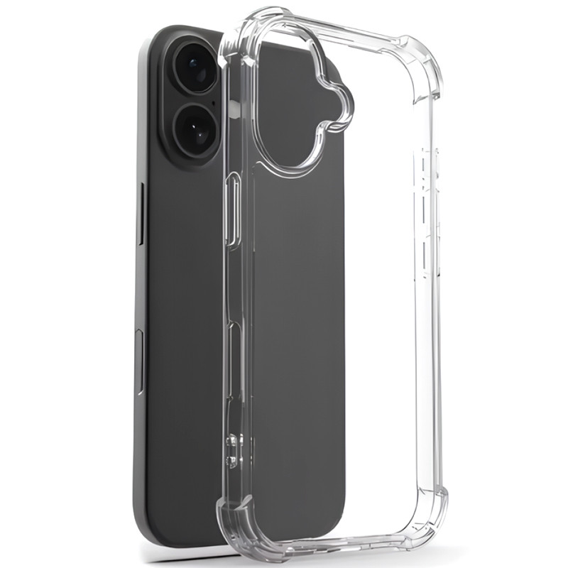 Фото TPU чохол GETMAN Ease logo посилені кути на Apple iPhone 17 (6.3") (Безбарвний (прозорий)) в маназині vchehle.ua