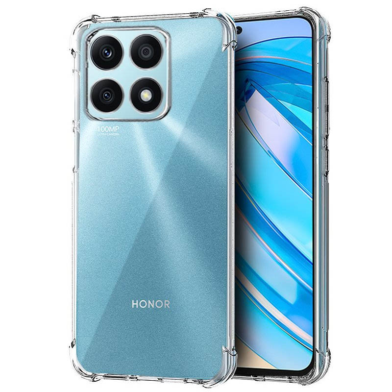 TPU чехол GETMAN Ease logo усиленные углы для Huawei Honor X8a (Бесцветный (прозрачный))