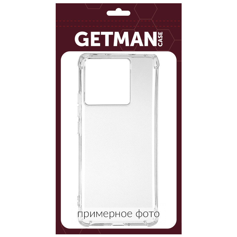 Фото TPU чехол GETMAN Ease logo усиленные углы для Xiaomi 17 Pro (Бесцветный (прозрачный)) на vchehle.ua