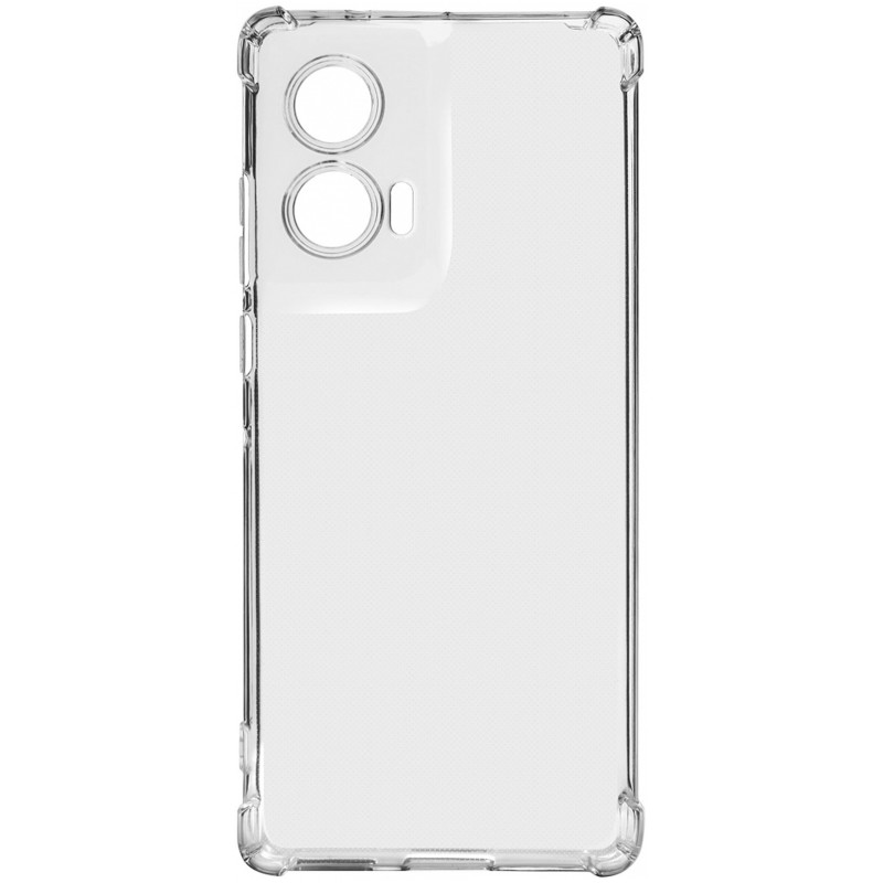 Фото TPU чехол GETMAN Ease logo усиленные углы Full Camera для Motorola Edge 50 Fusion (Бесцветный (прозрачный)) на vchehle.ua