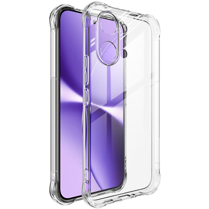 TPU чохол GETMAN Ease logo посилені кути Full Camera на Xiaomi Poco X8 Pro Max (Безбарвний (прозорий))
