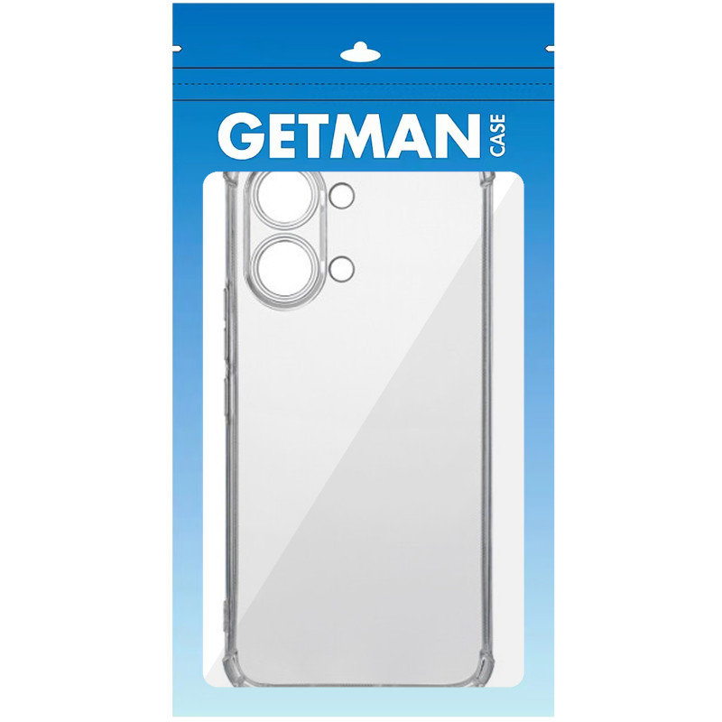Фото TPU чохол GETMAN Ease logo посилені кути Full Camera на Xiaomi Poco X8 Pro Max (Безбарвний (прозорий)) в маназині vchehle.ua