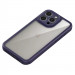 Фото TPU чохол Transparent + Colour 1,5mm на Apple iPhone 15 Pro (6.1") (Purple) в маназині vchehle.ua