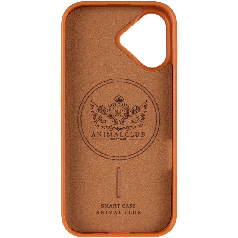 Фото TPU+PC чехол Animal Club для Apple iPhone 16 (6.1") (Chocolate Brown) в магазине vchehle.ua