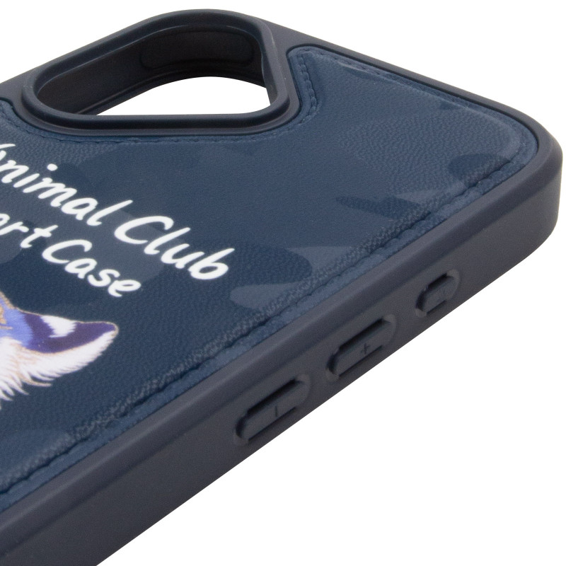 TPU+PC чехол Animal Club для Apple iPhone 16 (6.1") (Royal Blue) в магазине vchehle.ua