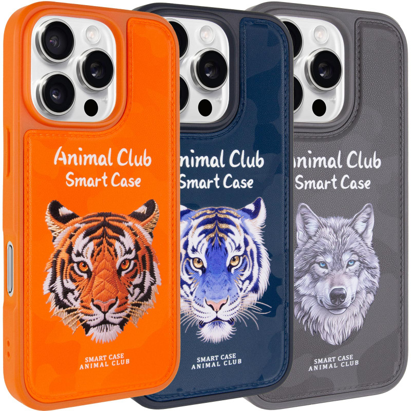 TPU+PC чехол Animal Club для Apple iPhone 16 Pro (6.3")