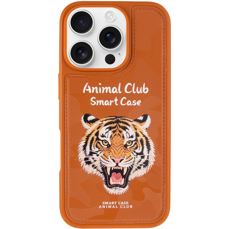 Фото TPU+PC чехол Animal Club для Apple iPhone 16 Pro (6.3") (Chocolate Brown) на vchehle.ua