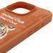 TPU+PC чехол Animal Club для Apple iPhone 16 Pro (6.3") (Chocolate Brown) в магазине vchehle.ua