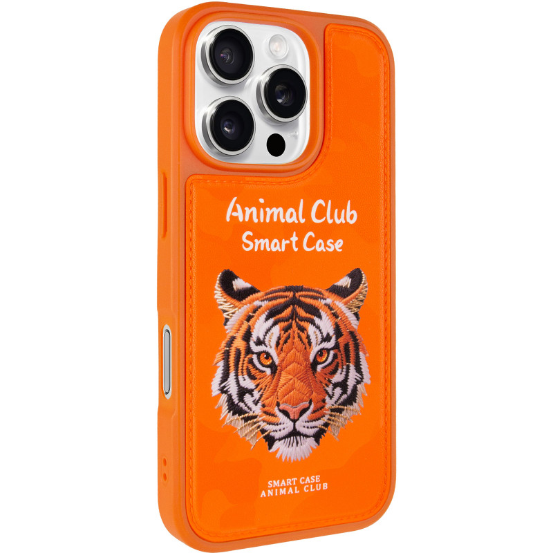 Фото TPU+PC чехол Animal Club для Apple iPhone 16 Pro (6.3") (Hermes Orange) на vchehle.ua