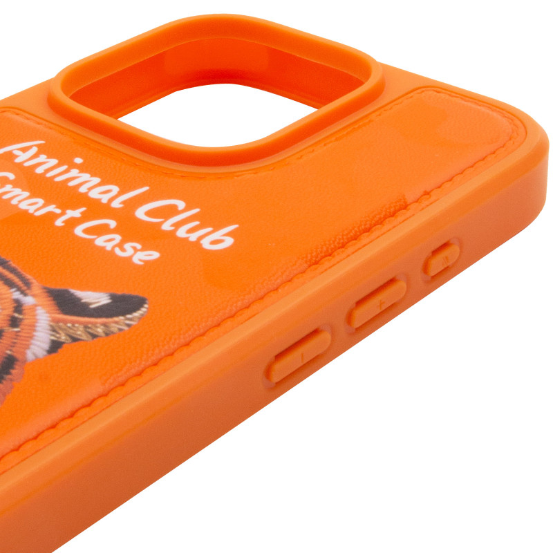 TPU+PC чехол Animal Club для Apple iPhone 16 Pro (6.3") (Hermes Orange) в магазине vchehle.ua