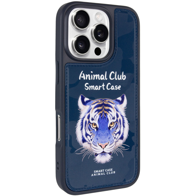 TPU+PC чехол Animal Club для Apple iPhone 16 Pro (6.3") (Royal Blue)