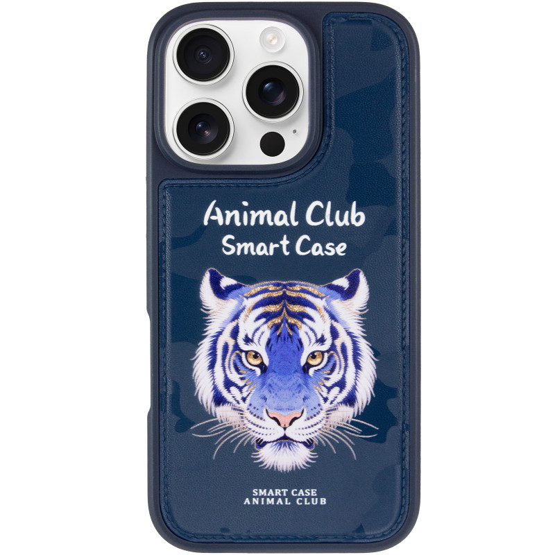 Фото TPU+PC чехол Animal Club для Apple iPhone 16 Pro (6.3") (Royal Blue) на vchehle.ua