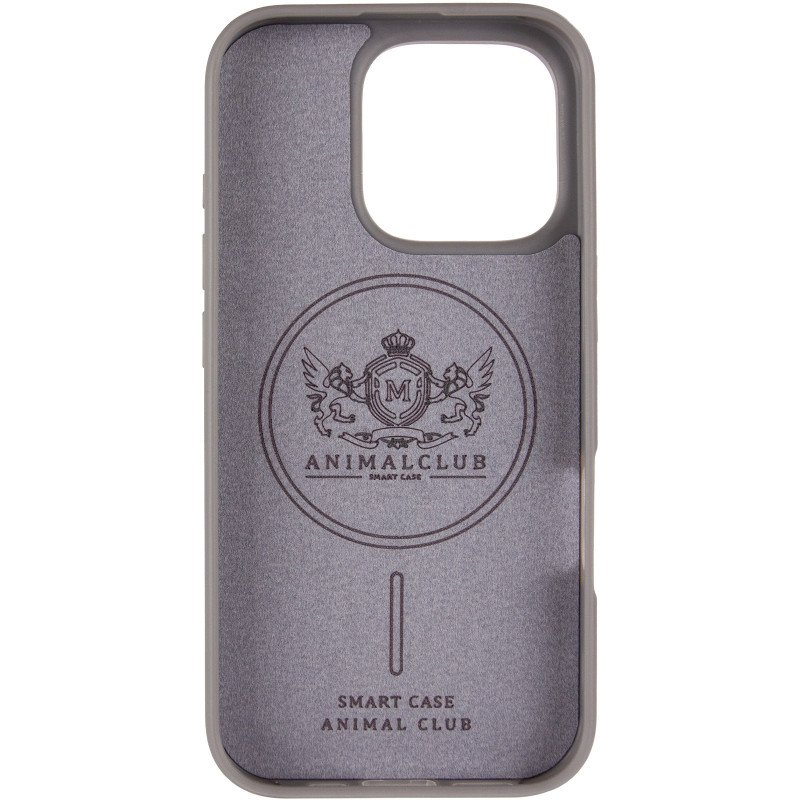 Фото TPU+PC чехол Animal Club для Apple iPhone 16 Pro (6.3") (Titanium Gray) в магазине vchehle.ua