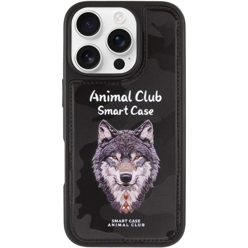 Фото TPU+PC чехол Animal Club для Apple iPhone 16 Pro Max (6.9") (Black) на vchehle.ua