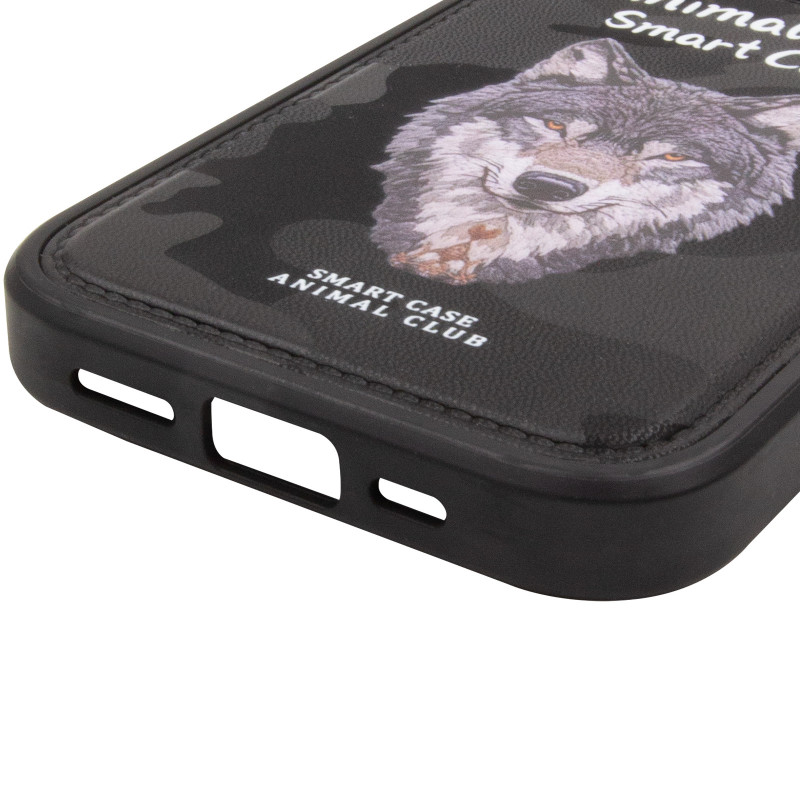 Купить TPU+PC чехол Animal Club для Apple iPhone 16 Pro Max (6.9") (Black) на vchehle.ua