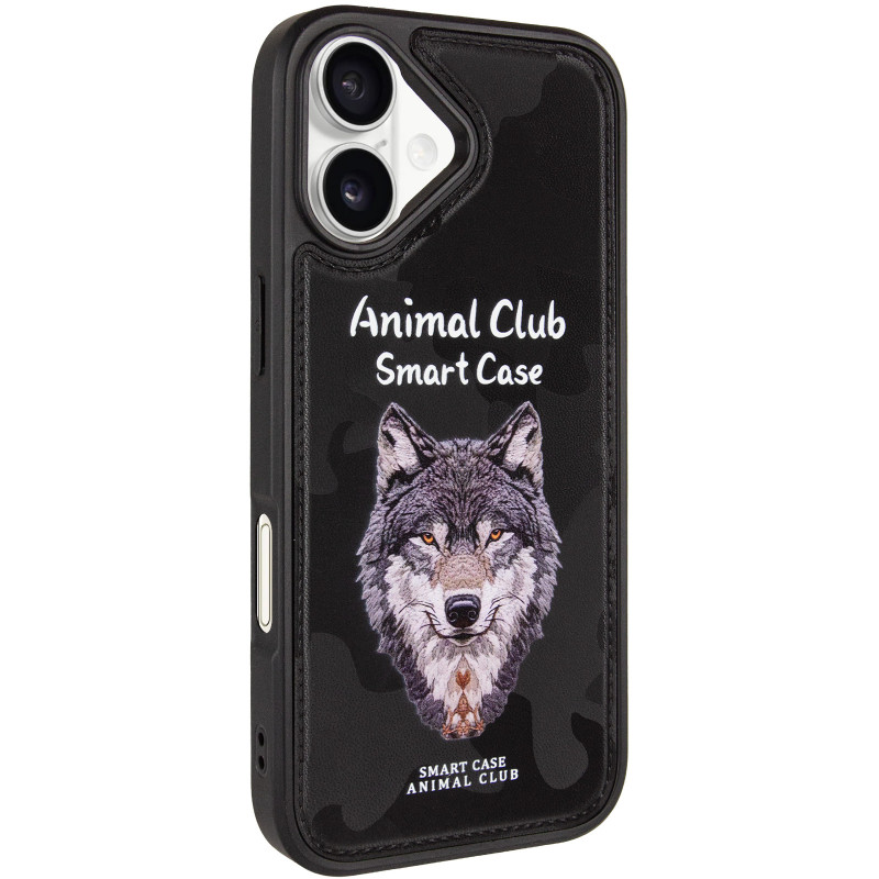 TPU+PC чехол Animal Club для Apple iPhone 17 (6.3") (Black)