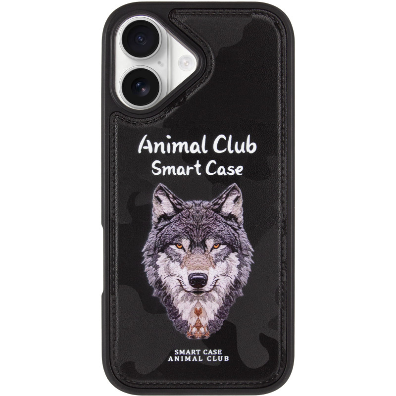 Фото TPU+PC чехол Animal Club для Apple iPhone 17 (6.3") (Black) на vchehle.ua