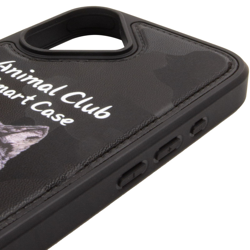 TPU+PC чехол Animal Club для Apple iPhone 17 (6.3") (Black) в магазине vchehle.ua