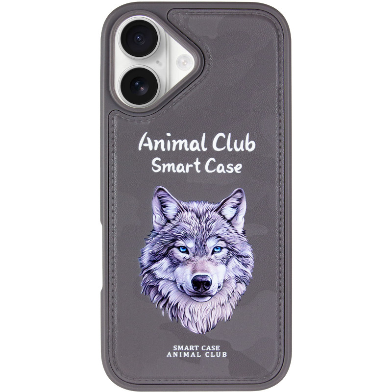 Фото TPU+PC чехол Animal Club для Apple iPhone 17 (6.3") (Titanium Gray) на vchehle.ua