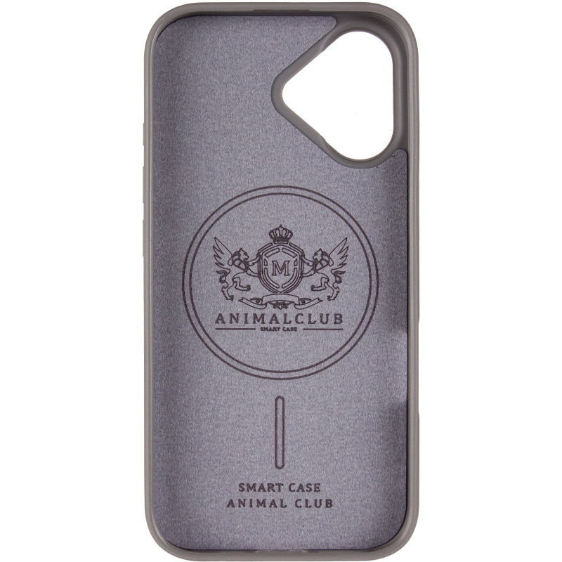 Фото TPU+PC чехол Animal Club для Apple iPhone 17 (6.3") (Titanium Gray) в магазине vchehle.ua