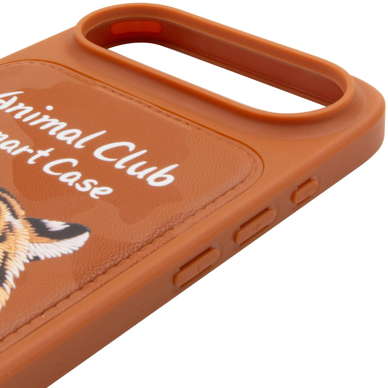 TPU+PC чехол Animal Club для Apple iPhone 17 Air (6.5") (Chocolate Brown) в магазине vchehle.ua