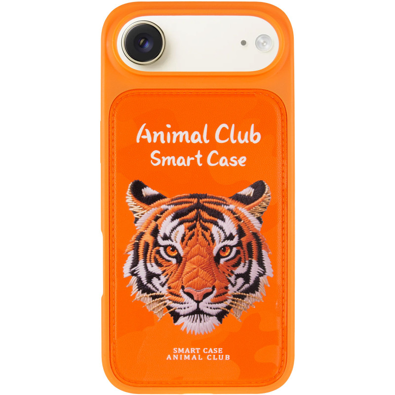 Фото TPU+PC чехол Animal Club для Apple iPhone 17 Air (6.5") (Hermes Orange) на vchehle.ua
