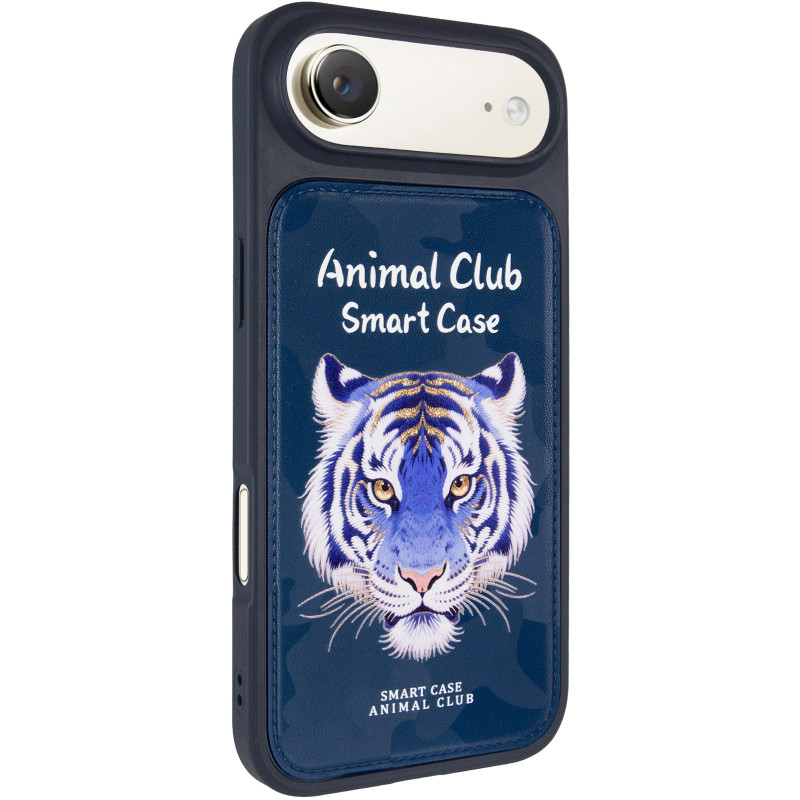 TPU+PC чехол Animal Club для Apple iPhone 17 Air (6.5") (Royal Blue)