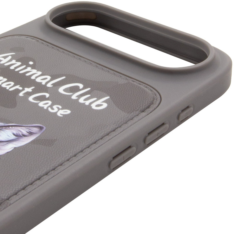 TPU+PC чехол Animal Club для Apple iPhone 17 Air (6.5") (Titanium Gray) в магазине vchehle.ua