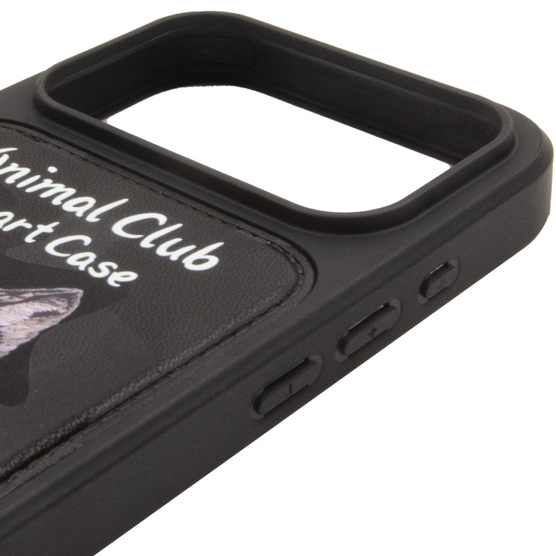 TPU+PC чехол Animal Club для Apple iPhone 17 Pro (6.3") (Black) в магазине vchehle.ua