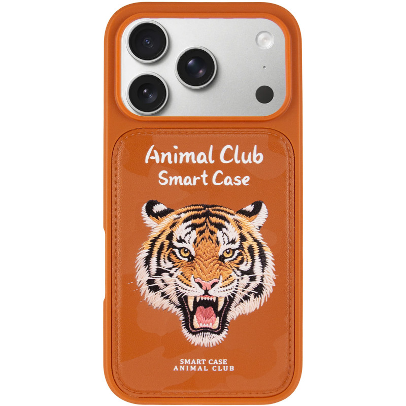 Фото TPU+PC чехол Animal Club для Apple iPhone 17 Pro (6.3") (Chocolate Brown) на vchehle.ua
