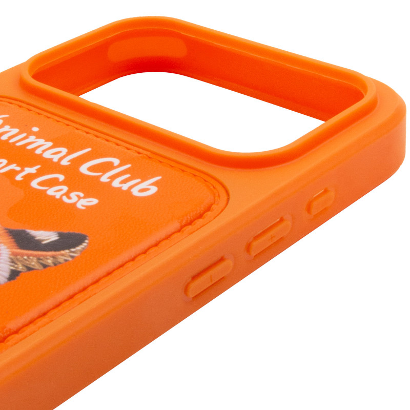 TPU+PC чехол Animal Club для Apple iPhone 17 Pro (6.3") (Hermes Orange) в магазине vchehle.ua