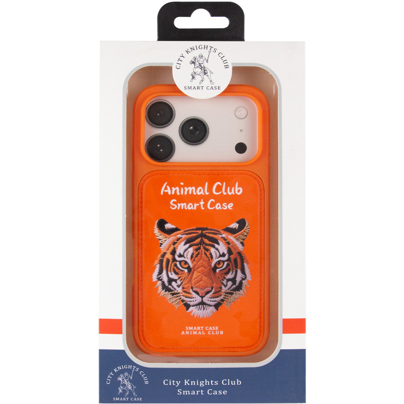 Заказать TPU+PC чехол Animal Club для Apple iPhone 17 Pro (6.3") (Hermes Orange) на vchehle.ua
