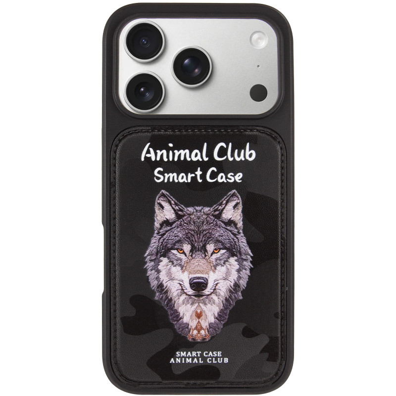 Фото TPU+PC чехол Animal Club для Apple iPhone 17 Pro Max (6.9") (Black) на vchehle.ua