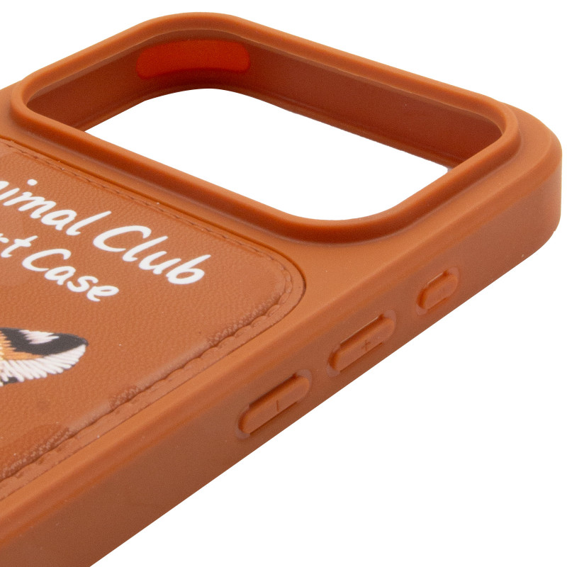 TPU+PC чехол Animal Club для Apple iPhone 17 Pro Max (6.9") (Chocolate Brown) в магазине vchehle.ua